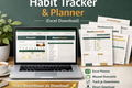 Habit Tracker & Planner (Excel)