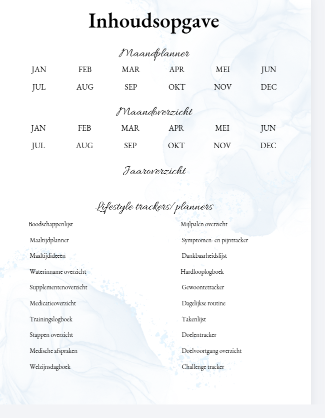Wellness Dagboek (Digitaal)